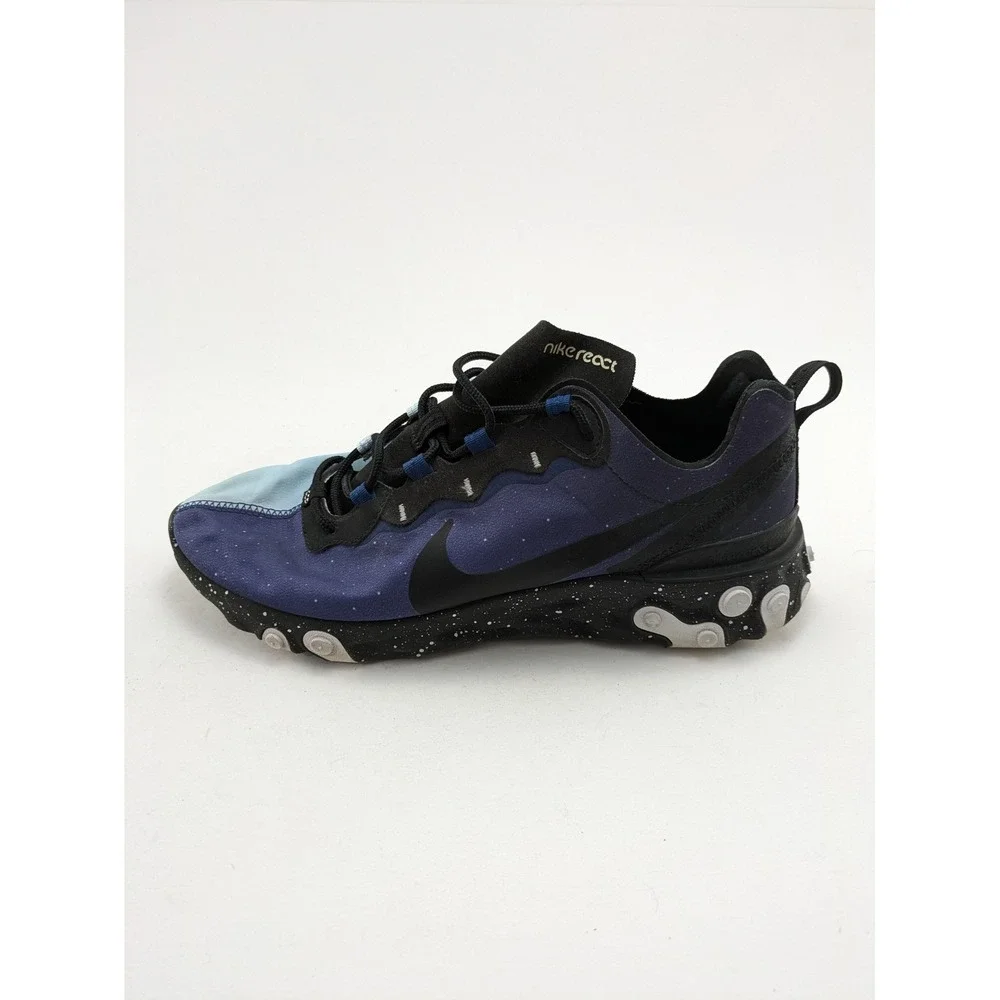 Mens Nike React Element 55 Equinox Blue Comfort Running Shoes CK1410-400 Size 11